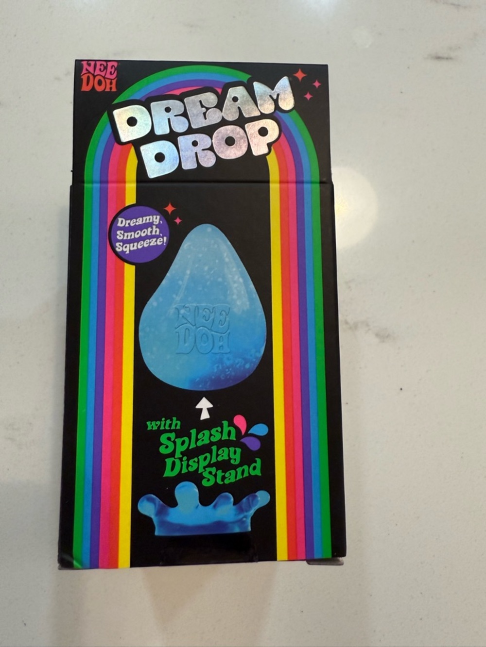 Needoh Dream Drop Sensory Squeeze Toy - Bright Pink - Picture 5 of 7